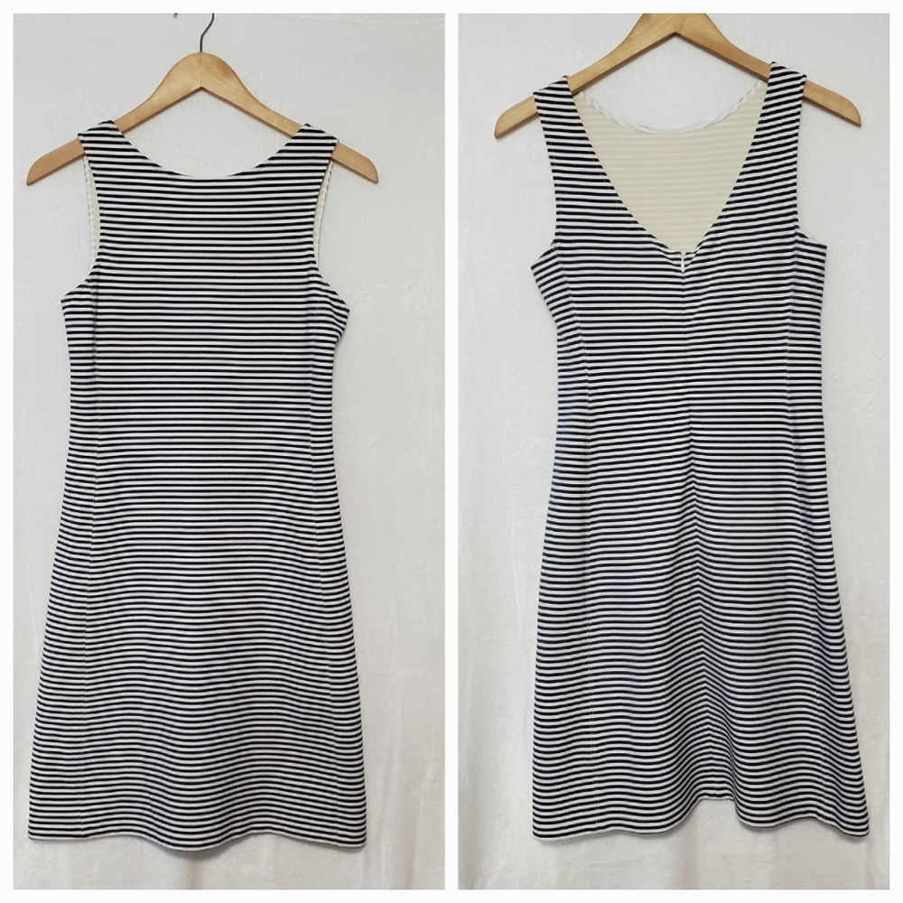 Theory Mirvill K Sail Stripe Sleeveless Dress Size S